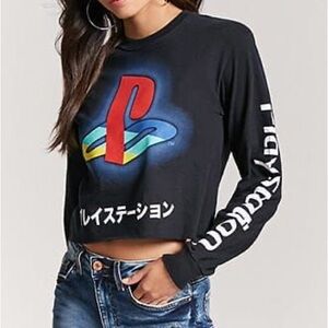 PlayStation Cropped Long Sleeve